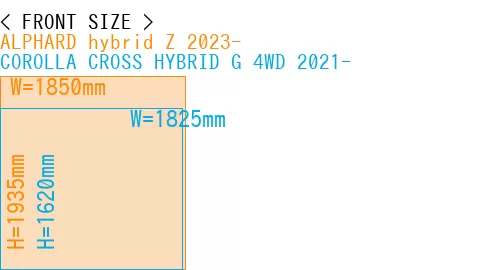#ALPHARD hybrid Z 2023- + COROLLA CROSS HYBRID G 4WD 2021-